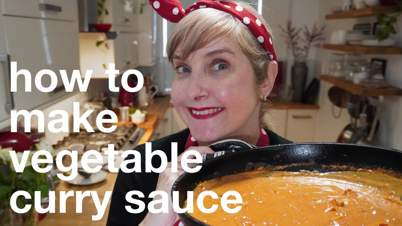 How to Make a Vegetable Curry Sauce: Basic Curry Sauce Recipe