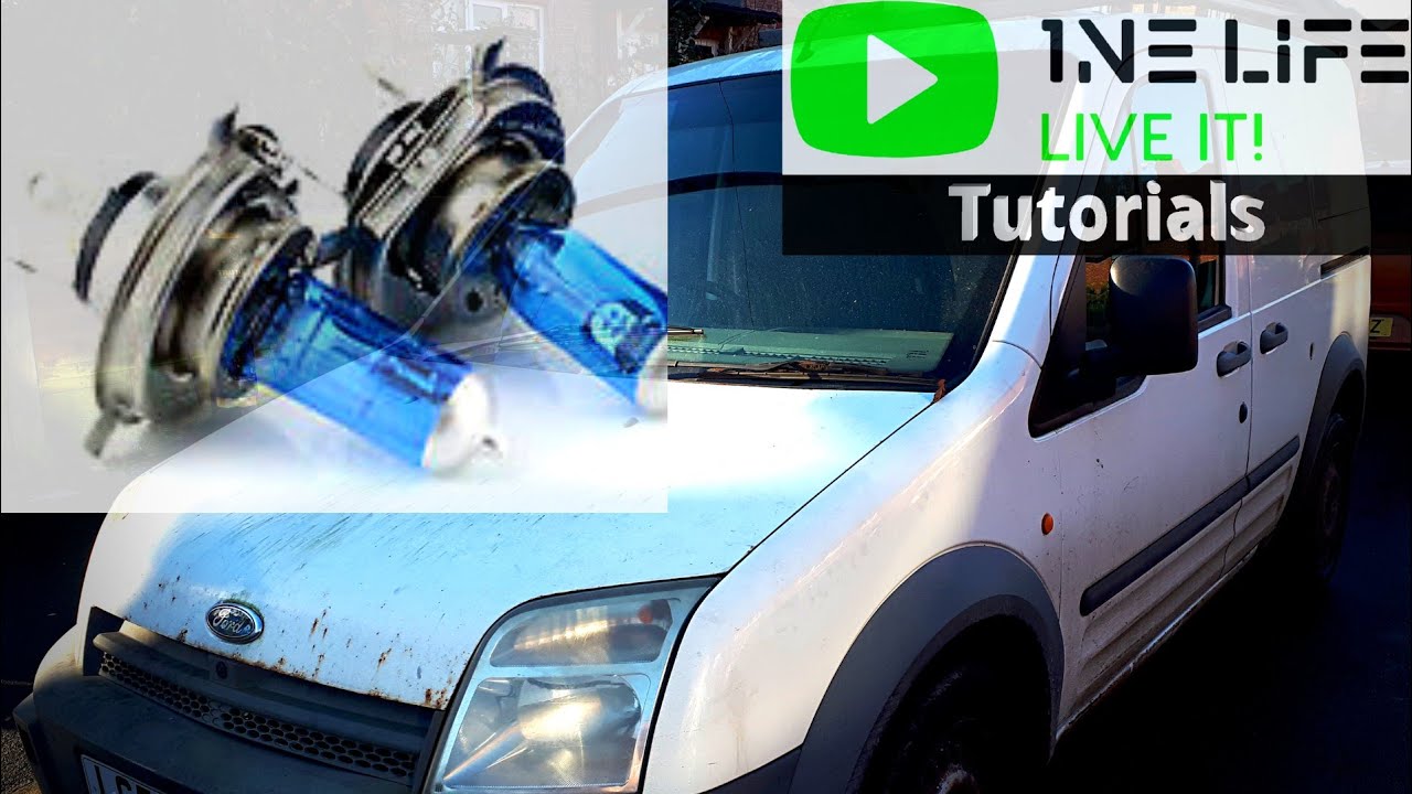 Ford Transit Connect — замена лампы фары, замена лампы указателя поворота