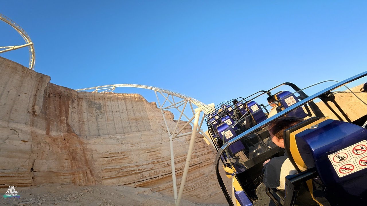 Die absolute Rekord Achterbahn Falcons Flight - POV - Six Flags Qiddiya City - Intamin - Exa Coaster