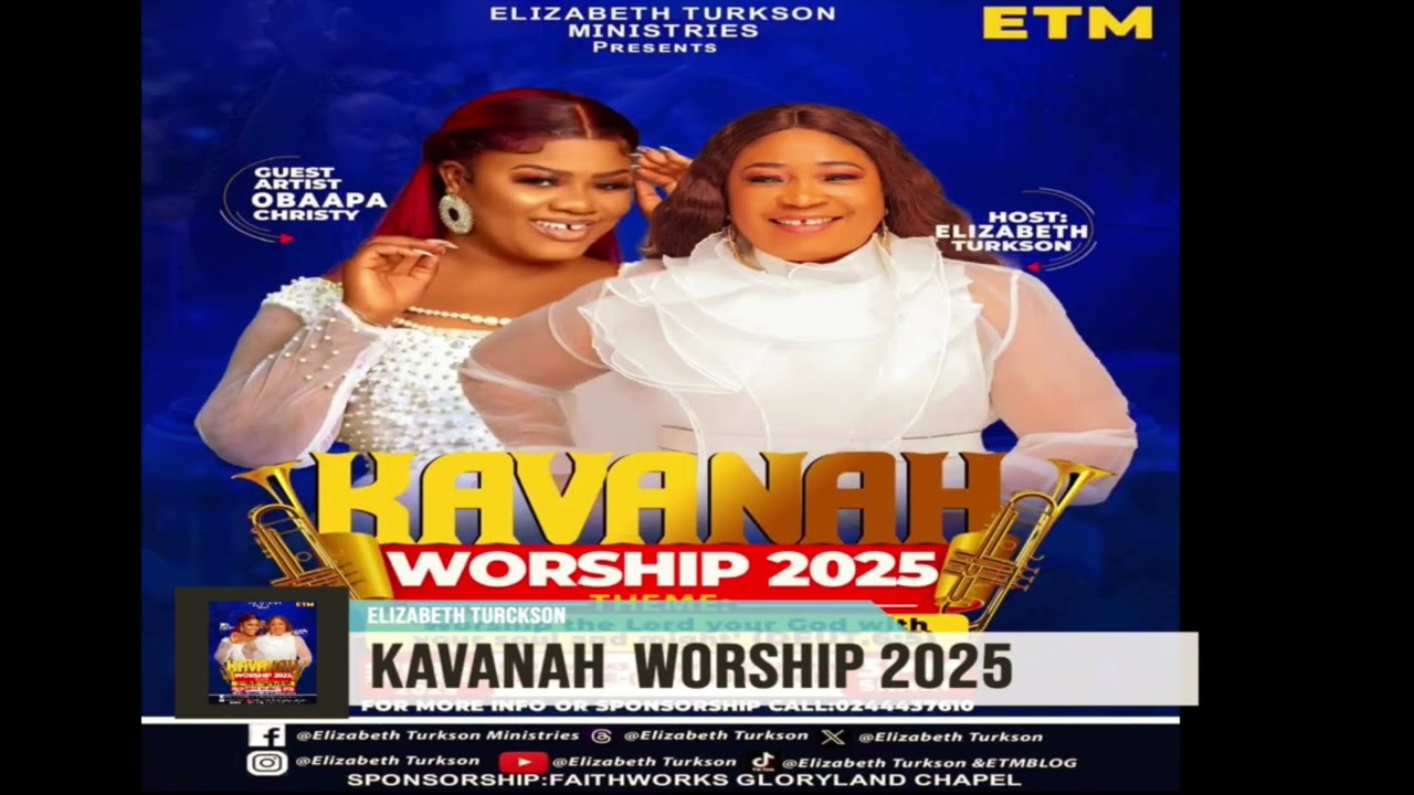 OBAAPA CHRISTY PERFORMANCE 2 AT ELIZABETH TURKSON KAVANAH WORSHIP 2025 #viral #gospelmusic