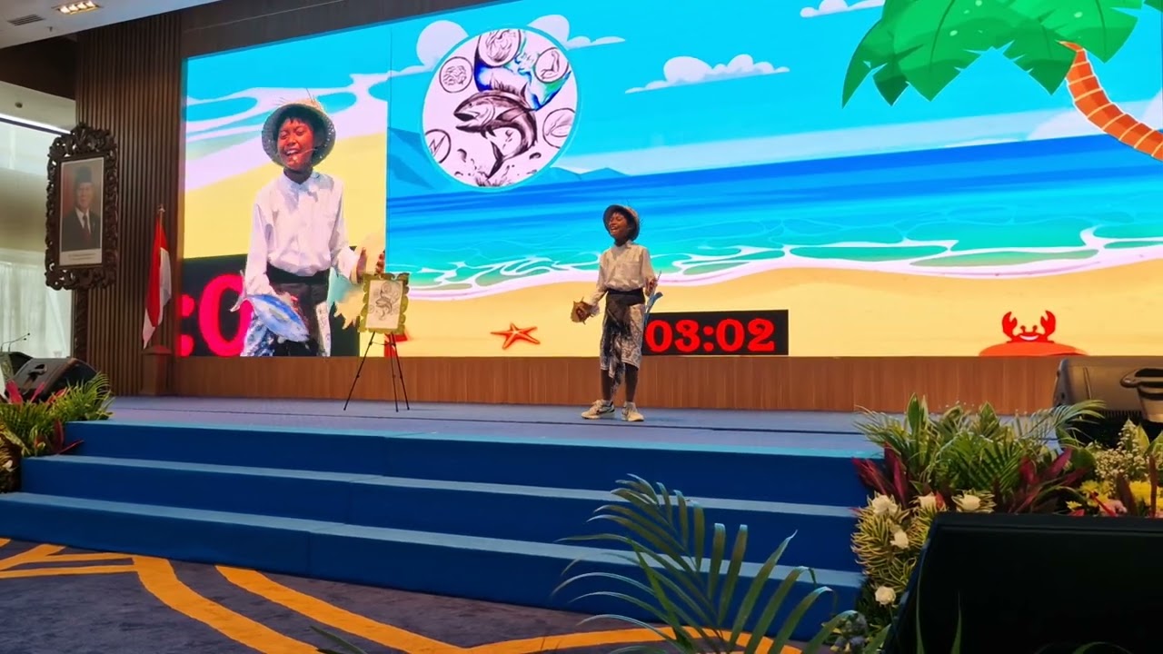 Juara H 1 Lomba Mendongeng Tk Nasi dalam HARKANAS 2025 oleh Kementerian Kelautan dan Perikanan.