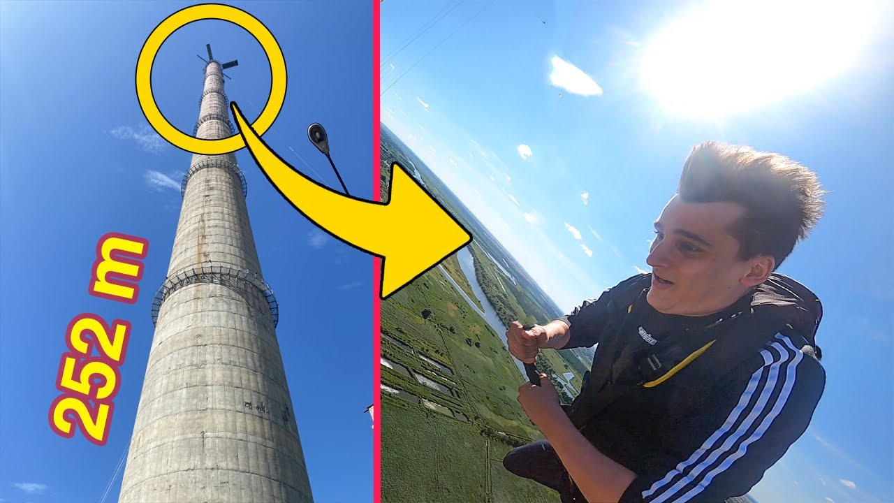 SPADŁEM Z 252 METRÓW - Dream Jump Big Tower 252 metry