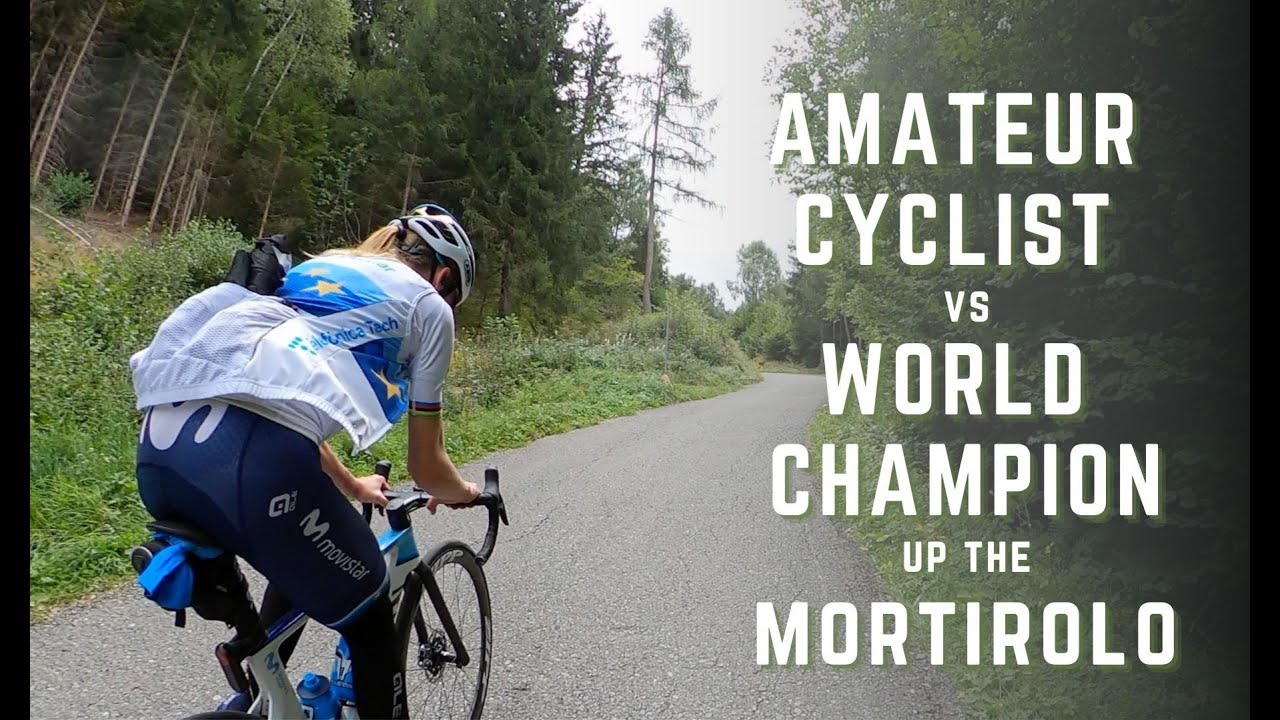 Amateur Cyclist vs World Champion: a little climb up the Mortirolo with Annemiek Van Vleuten