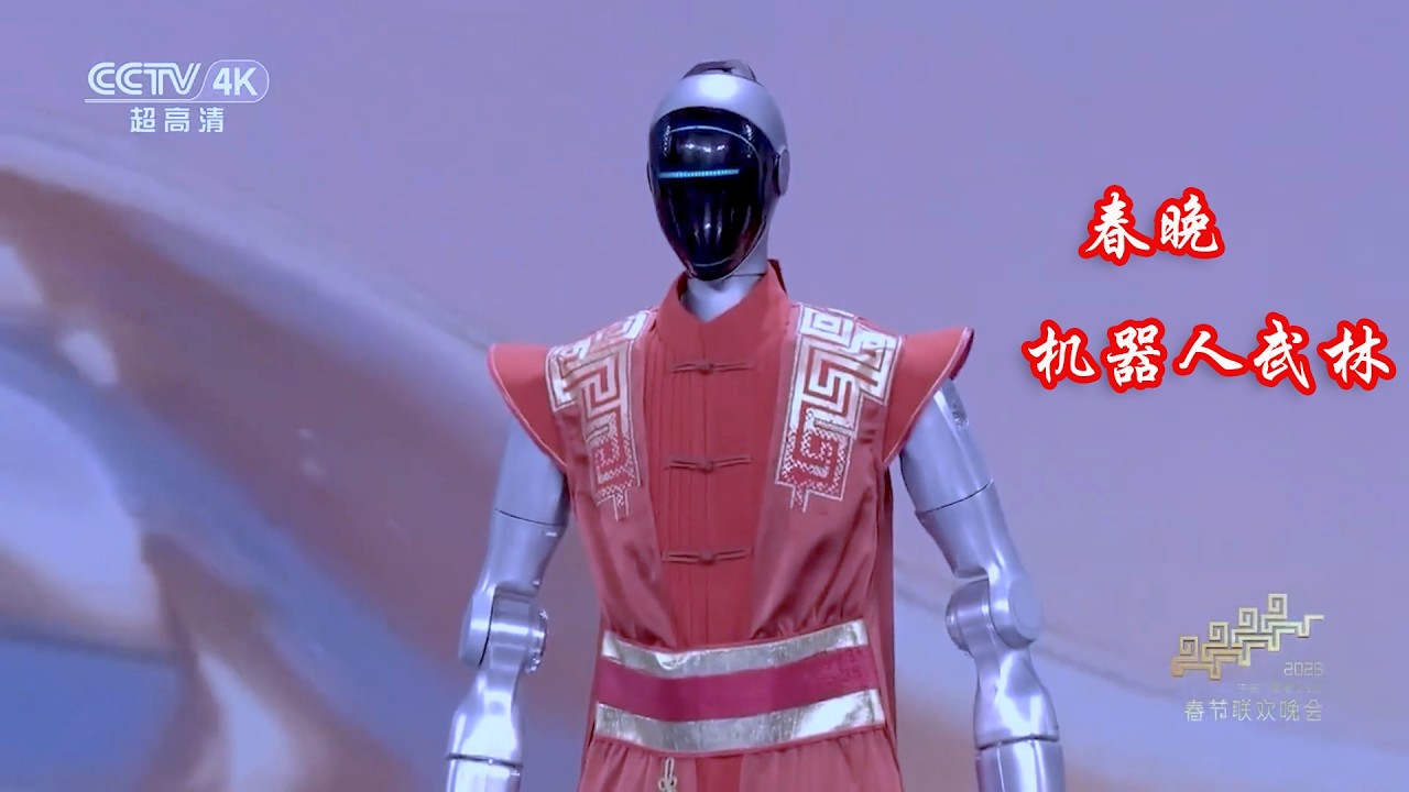 中国春晚《武BOT》，宇树机器人的中国功夫#春晚机器人 #2026春晚#机器人