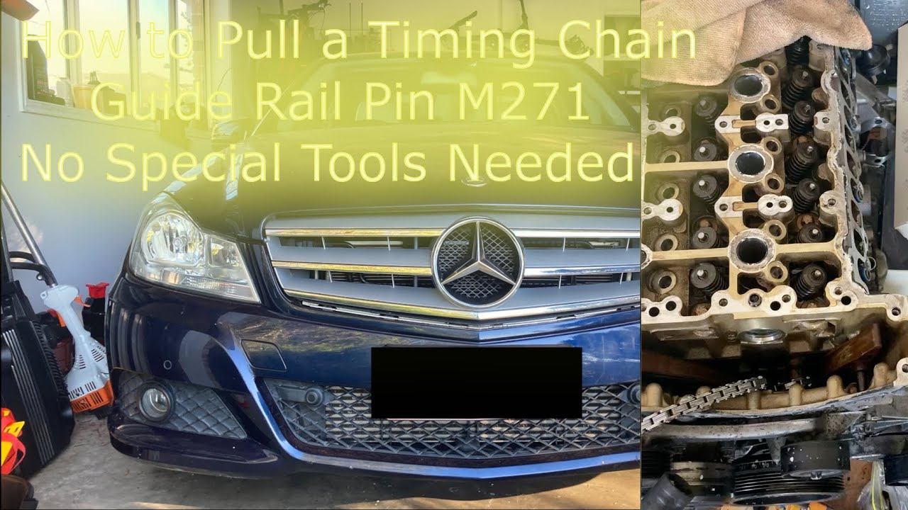 Mercedes M271 Timing Chain Guide Rail Pin Pull C250