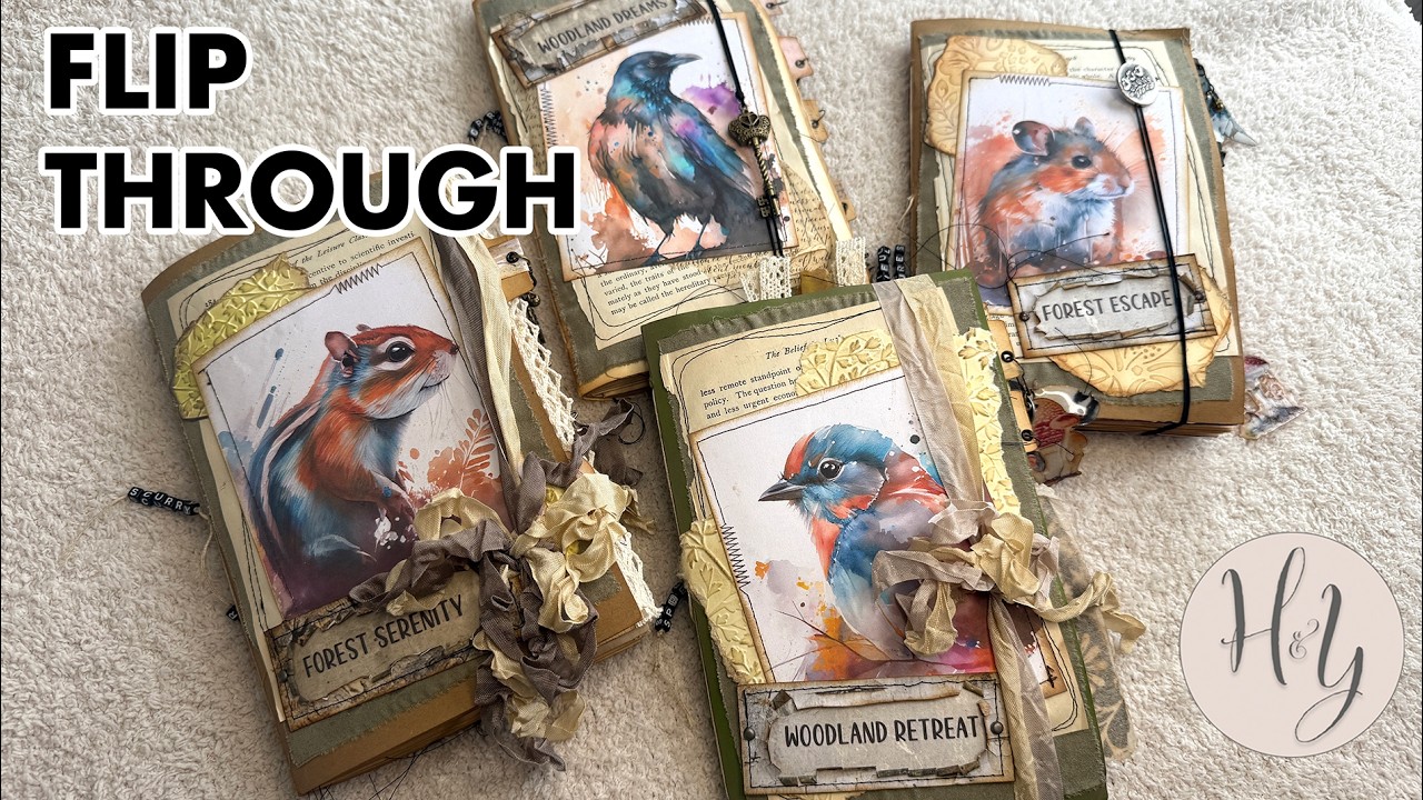 A Flip Through of My Last 4 Woodland Journals