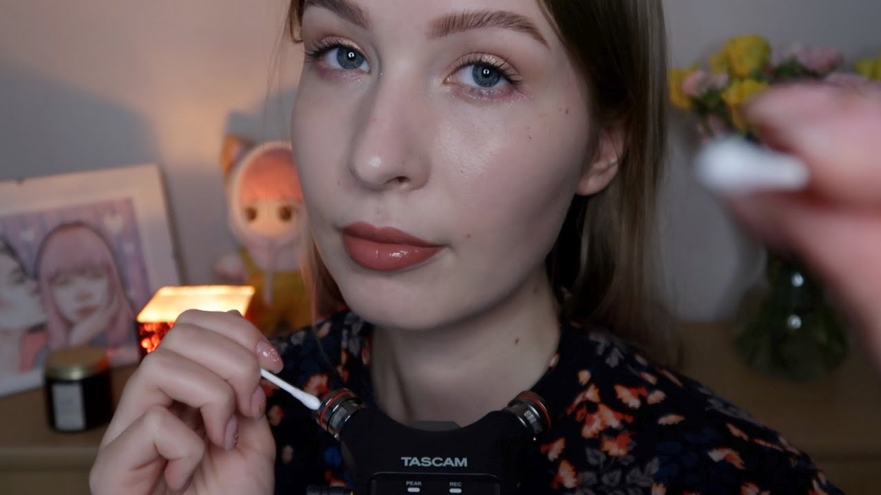 ROBACZKI & CZYSZCZENIE USZU (tascam tingly triggers ASMR)