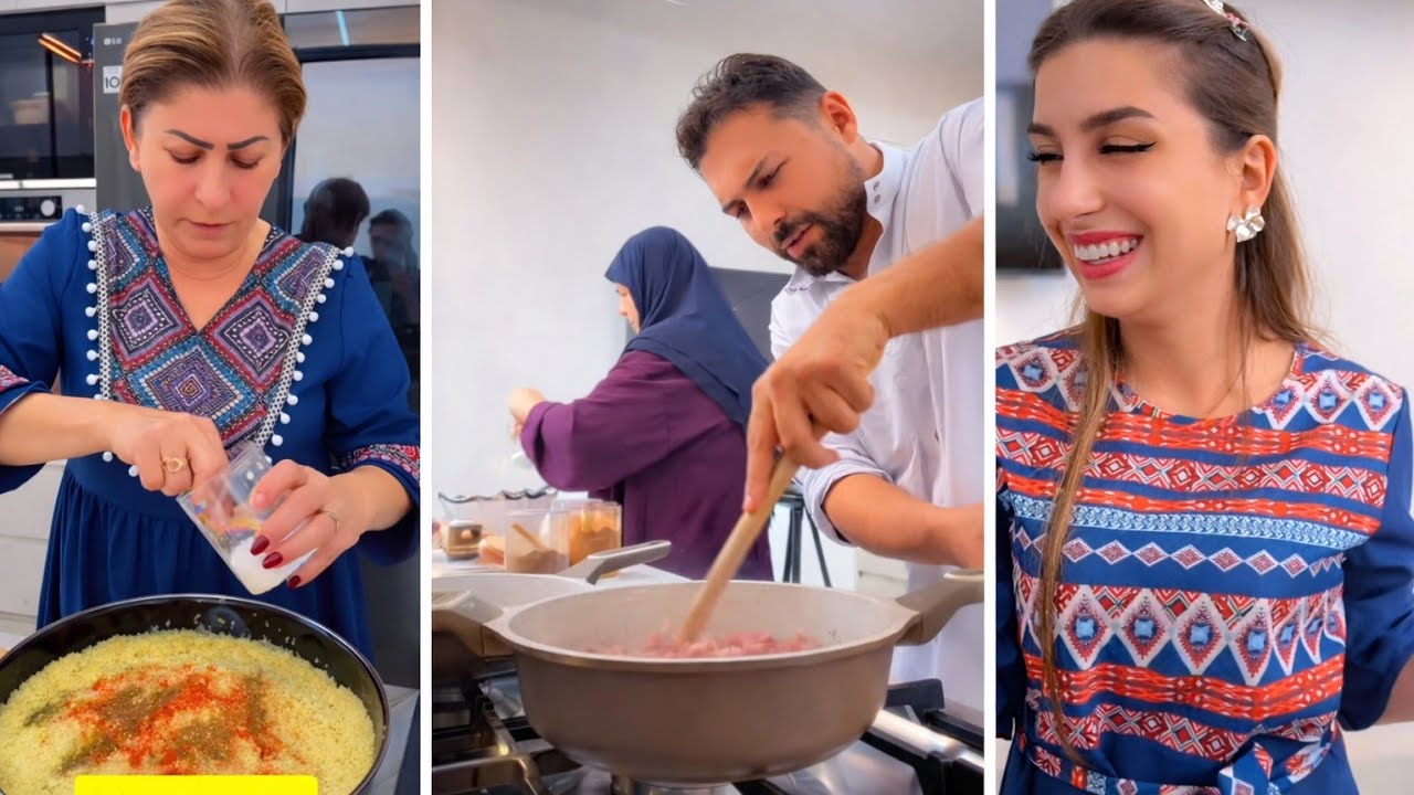 واخيرآ فرحة ريتشو وننوش بالمطبخ تجهيزات الكبة المشوية 😋 شوفو نهفات ام ريتشو 🤣