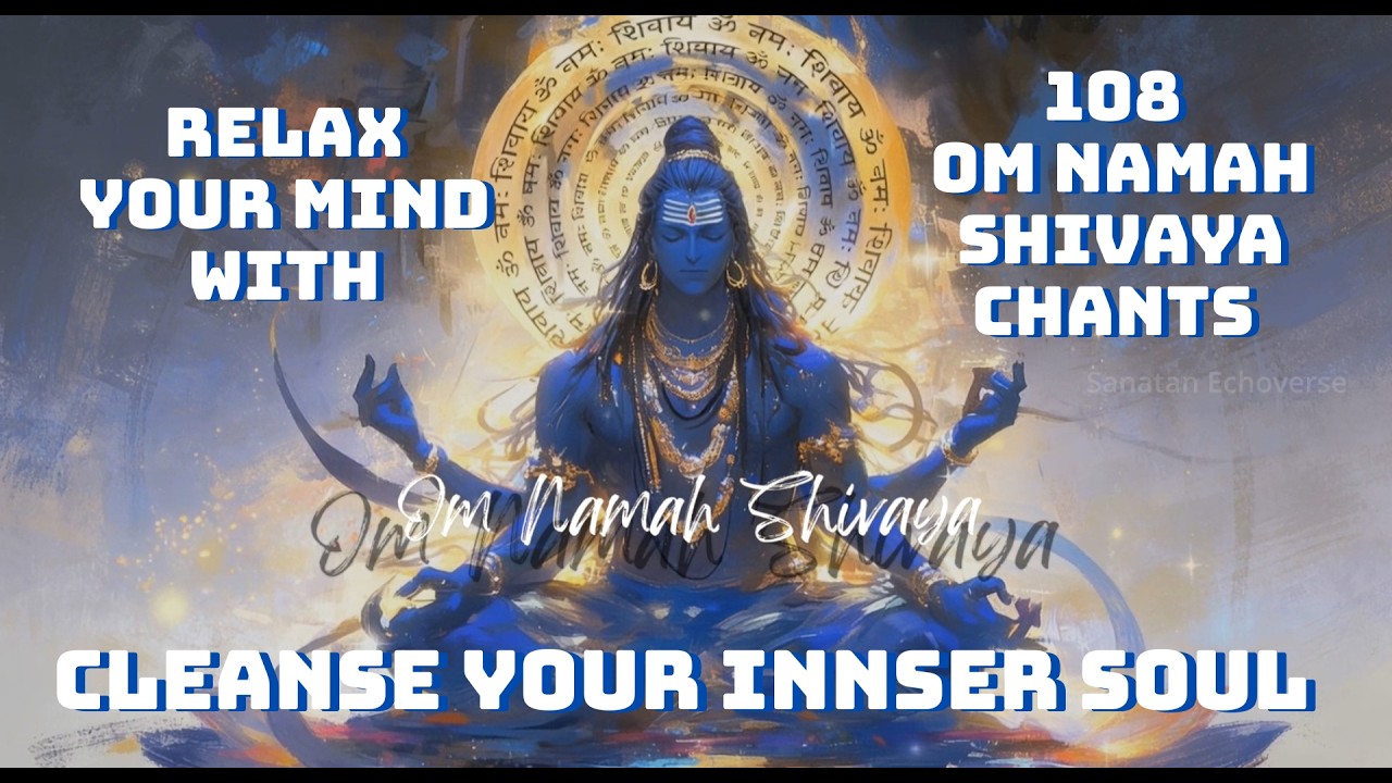108 Om Namah shivaya Chants | #meditation #omnamahshivaya #lordshiva #relaxing  #108chanting #peace
