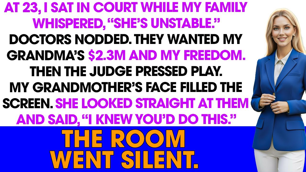 My grandma left me everything in her will, so my family tried to have me declared insane.