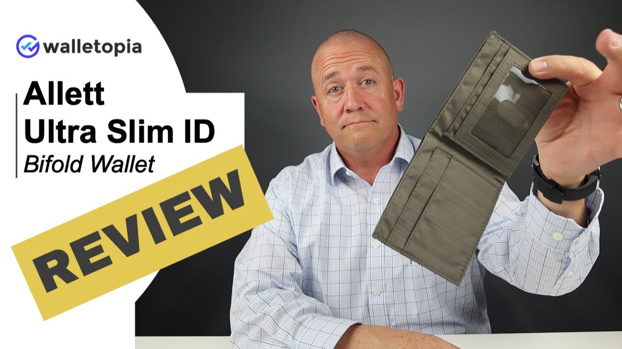 Allett’s Ultra Thin ID wallet feels like your pocket is empty!