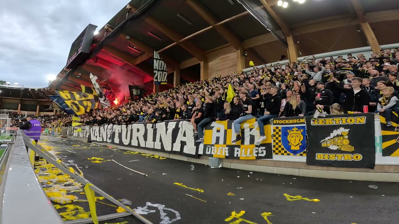 AIK-klacken på Studenternas (Sirius - AIK 0-1)