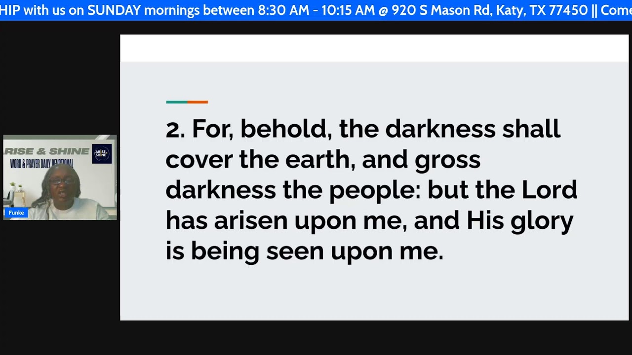 ARISE & SHINE DAILY DEVOTIONAL || WEDNESDAY MAY 6TH  || WARRING WITH PROPHECIES
