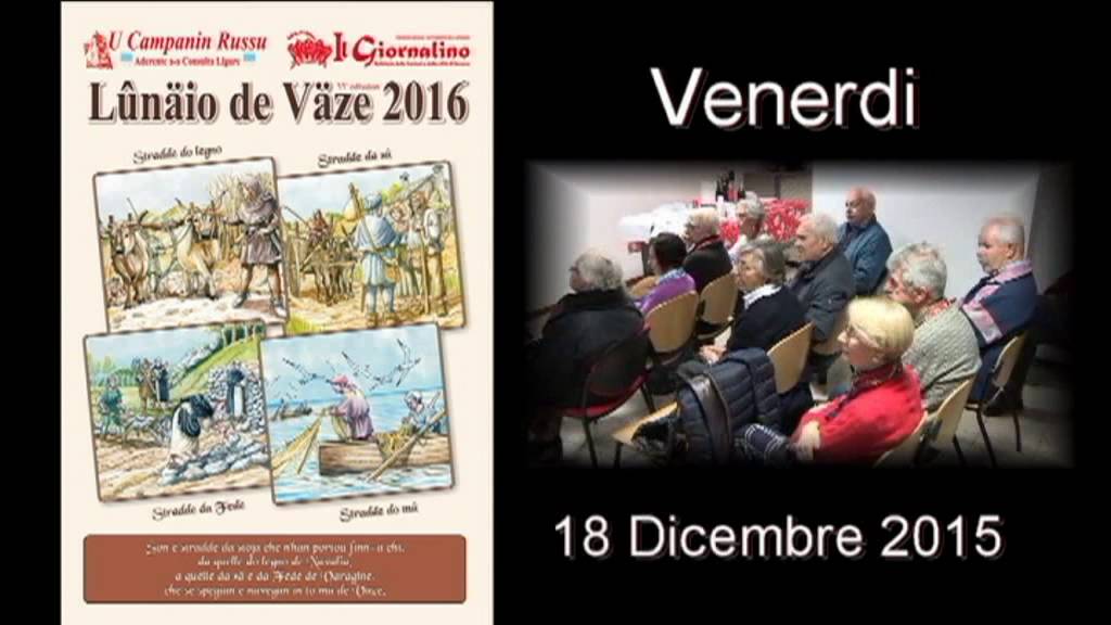 18 12 2015 PRESENTAZIONE DEL LUNAIO DE VAZE 2016 A CORTE DI MARE