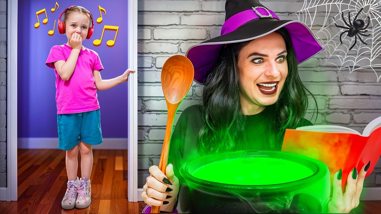 Tata se pretvara u vješticu! 🧙 Strašna magija i Muzej iluzija za djecu