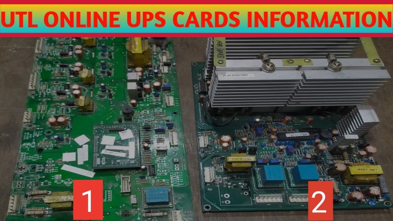 Utl Online Ups 180v Cards Different  Information | jitendra electronics