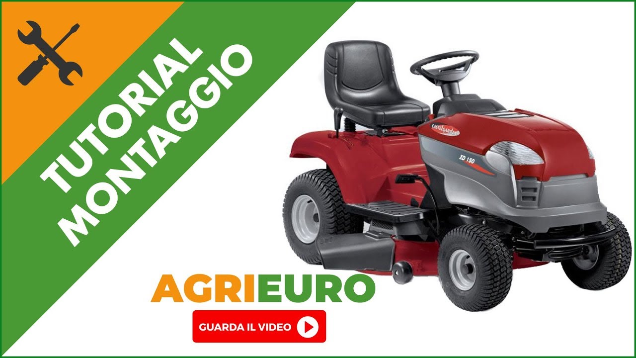 Montaggio trattorino tosaerba Castelgarden XD 150