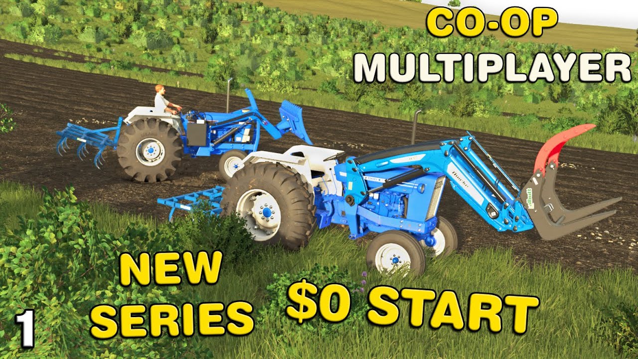 STARTING FROM SCRATCH WITH $0 IN THE BANK CO-OP Multiplayer Survival4X FS25 Ep1