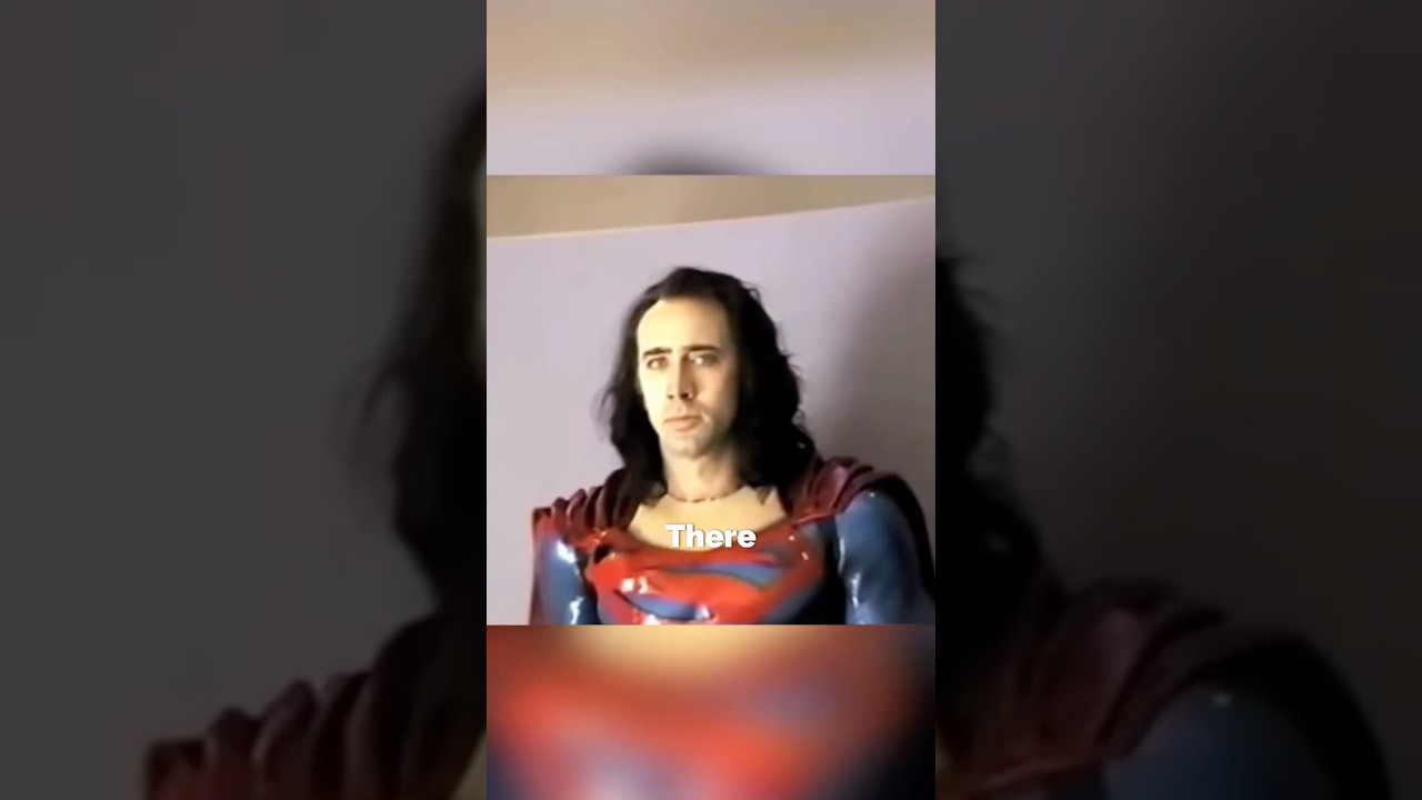 Nicholas Cage was gonna Play Superman??  #movie #superman #mystery