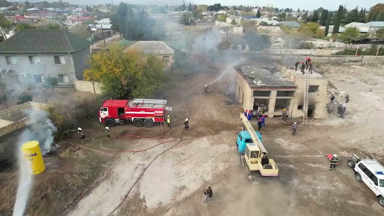 FHN-in Gəncə Regional Mərkəzi kompleks m&uuml;lki m&uuml;dafiə təlimi təşkil edib