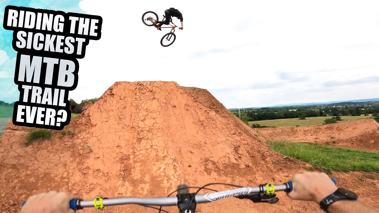 RIDING THE SICKEST MTB TRAIL EVER - BRENDOG'S BERM TO BERM TRACK!
