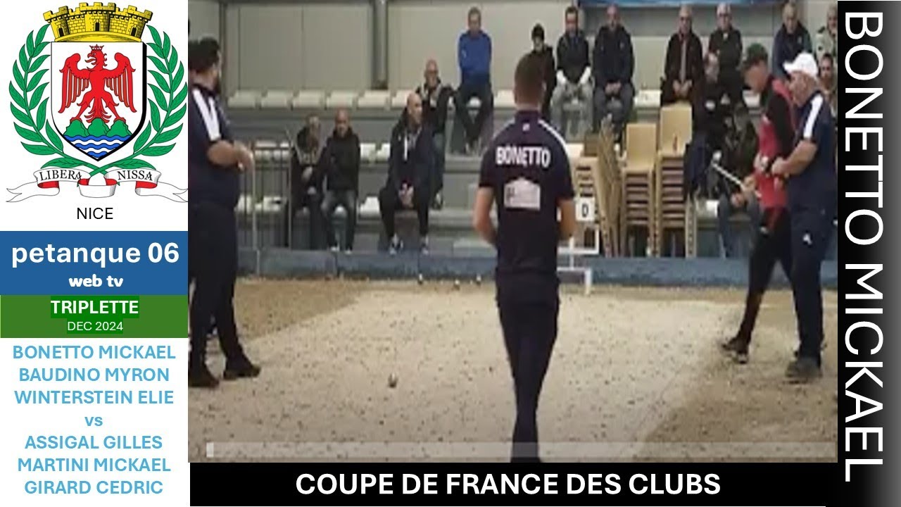 COUPE DE FRANCE DES CLUBS 3e TOUR  PACA - CASE de Nice (06) vs Estanque de BOULOURIS (83)#petanque06