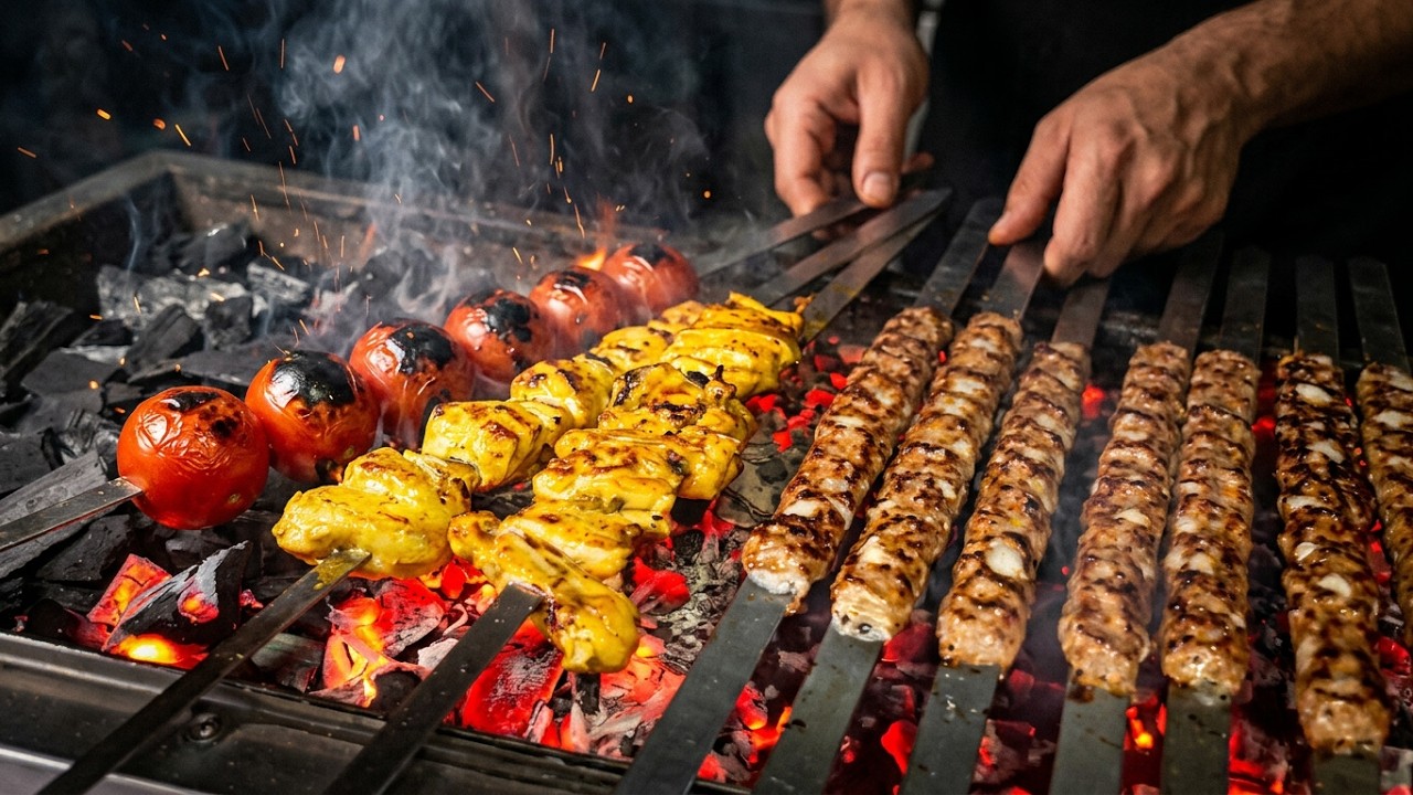 Popular Koobideh Kebab and Joojeh Kebab in Iran - Iranian Food