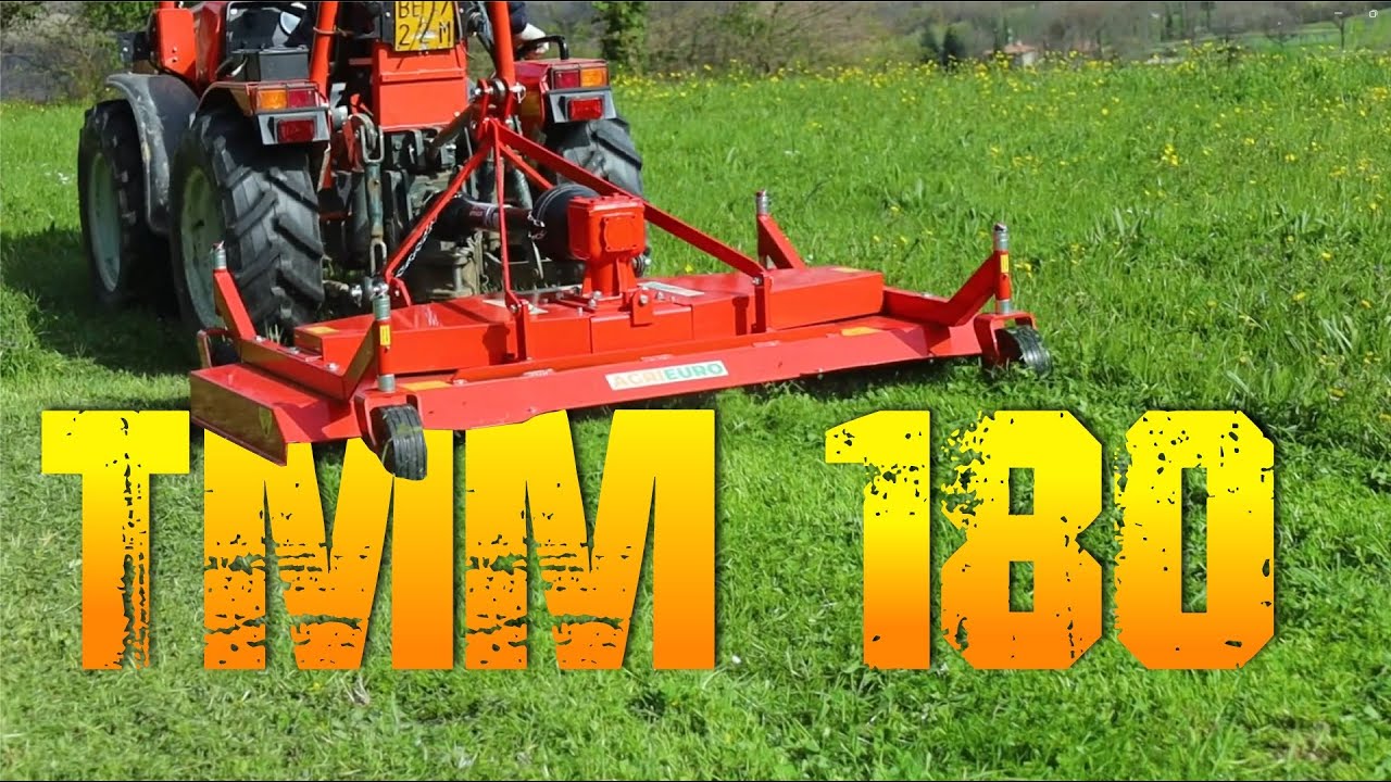 PRESENTAZIONE E FUNZIONAMENTO DEL TAGLIAERBA TMM 180!