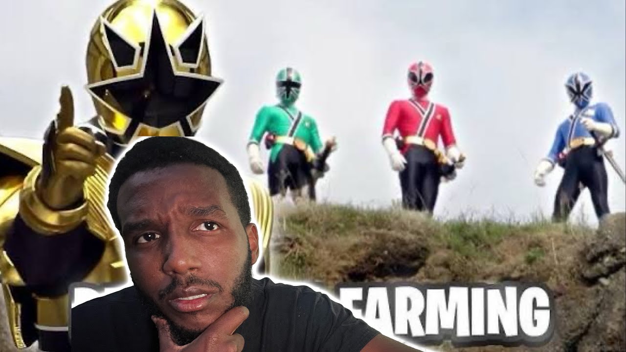 Gold ranger pulled up aura farming the weak ahh samurai rangers 😂 | Tj2dope reacts 