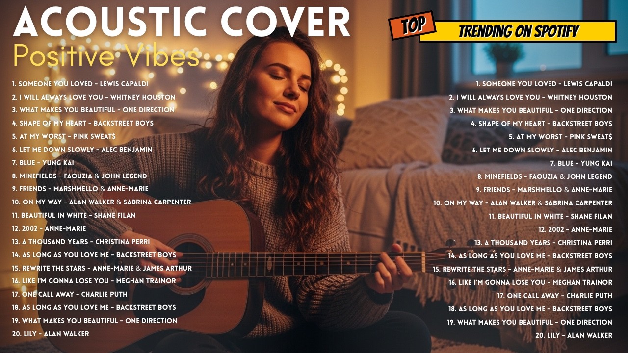 Pure Positive Energy 🌈🎧 || English Acoustic Cover Songs That Instantly Lift Your Mood