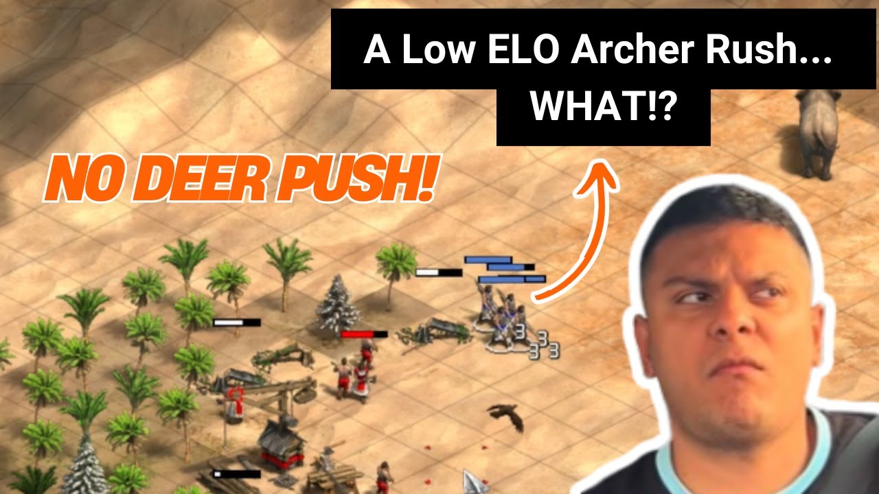 When a Low Elo Teaches you how to Archer Rush in AoE2.