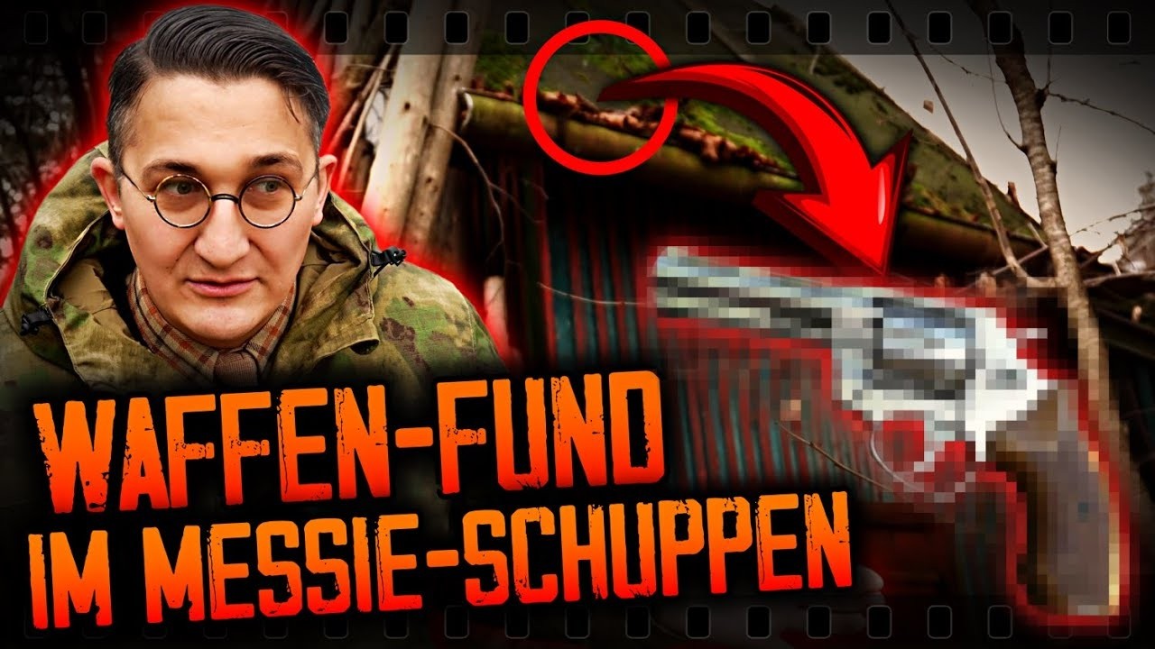 WAFFENFUND im Messie-Garten und wilde Survival-Shelter