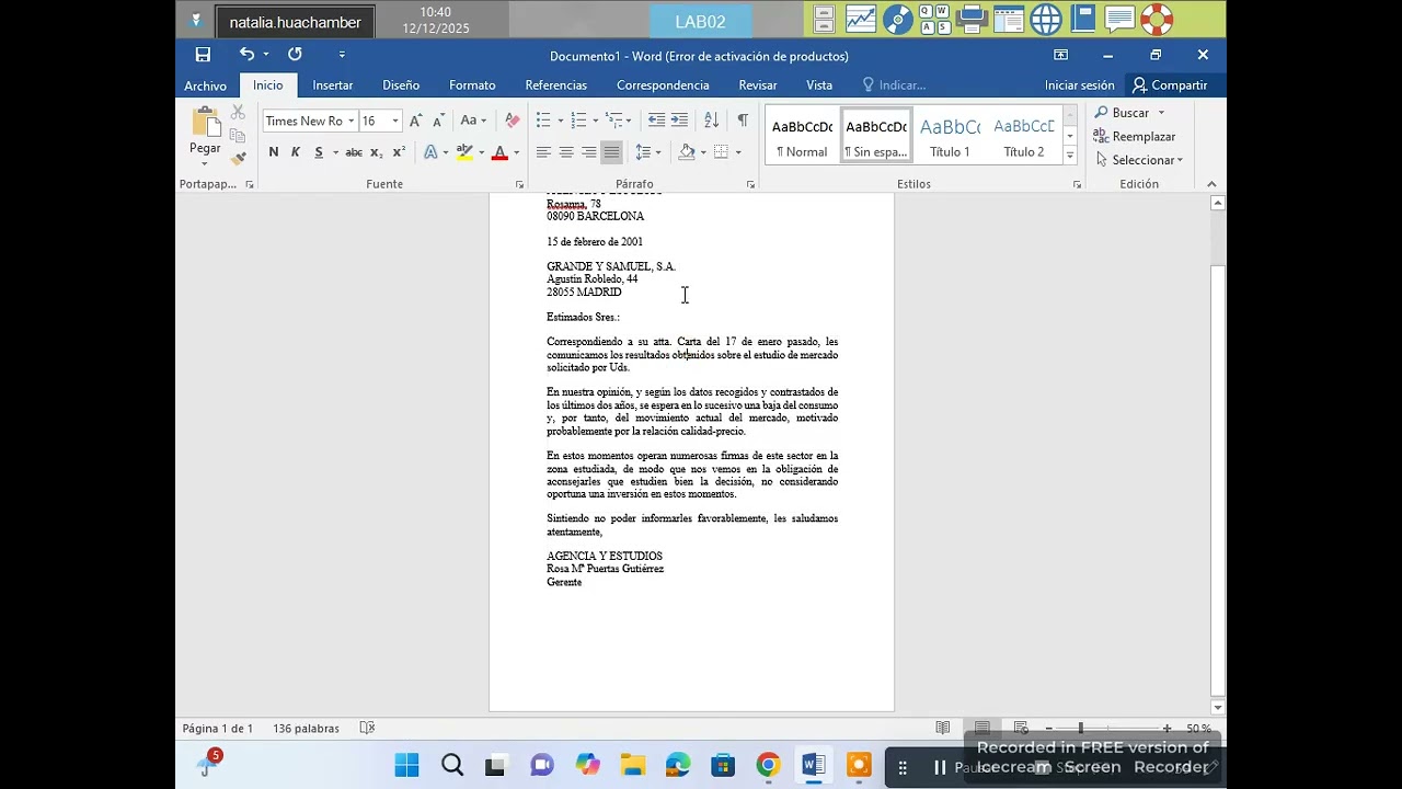 08 Informes 08 09 ESP Respuesta petición anterios    desfavorables