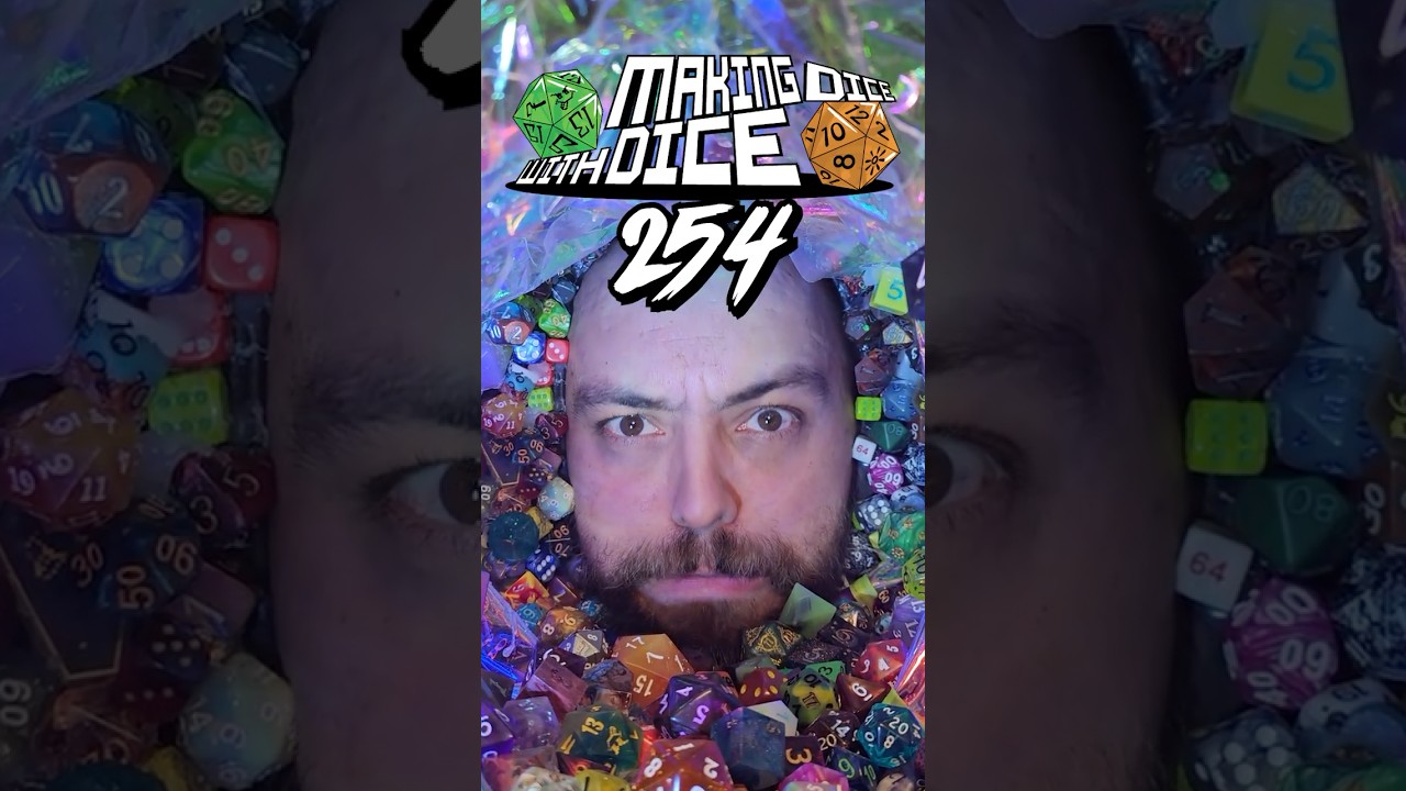 Making Dice With Dice Ep. 254 - Reflection Pool #rollfordice #dicegoblin #dnd #dice #ttrpg #fyp