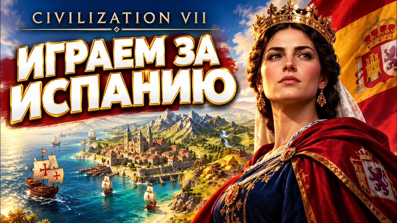 Civilization 7 играем за испанию
