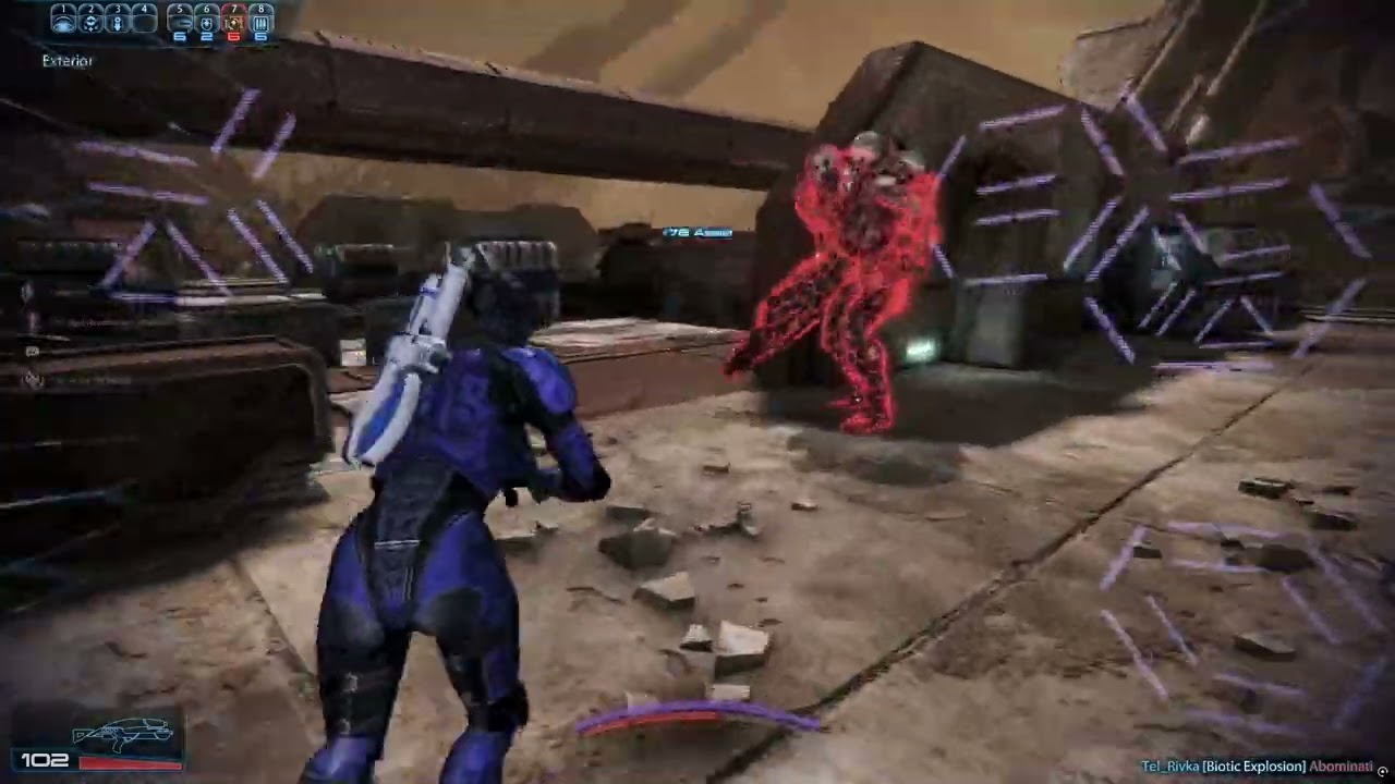 Mass Effect 3 Asari Justicar Adept, Firebase Giant - Collector, Gold.