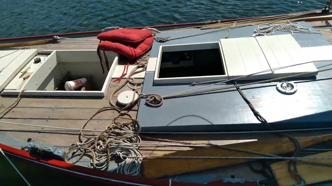 Centennial sailing dory, deck tour.