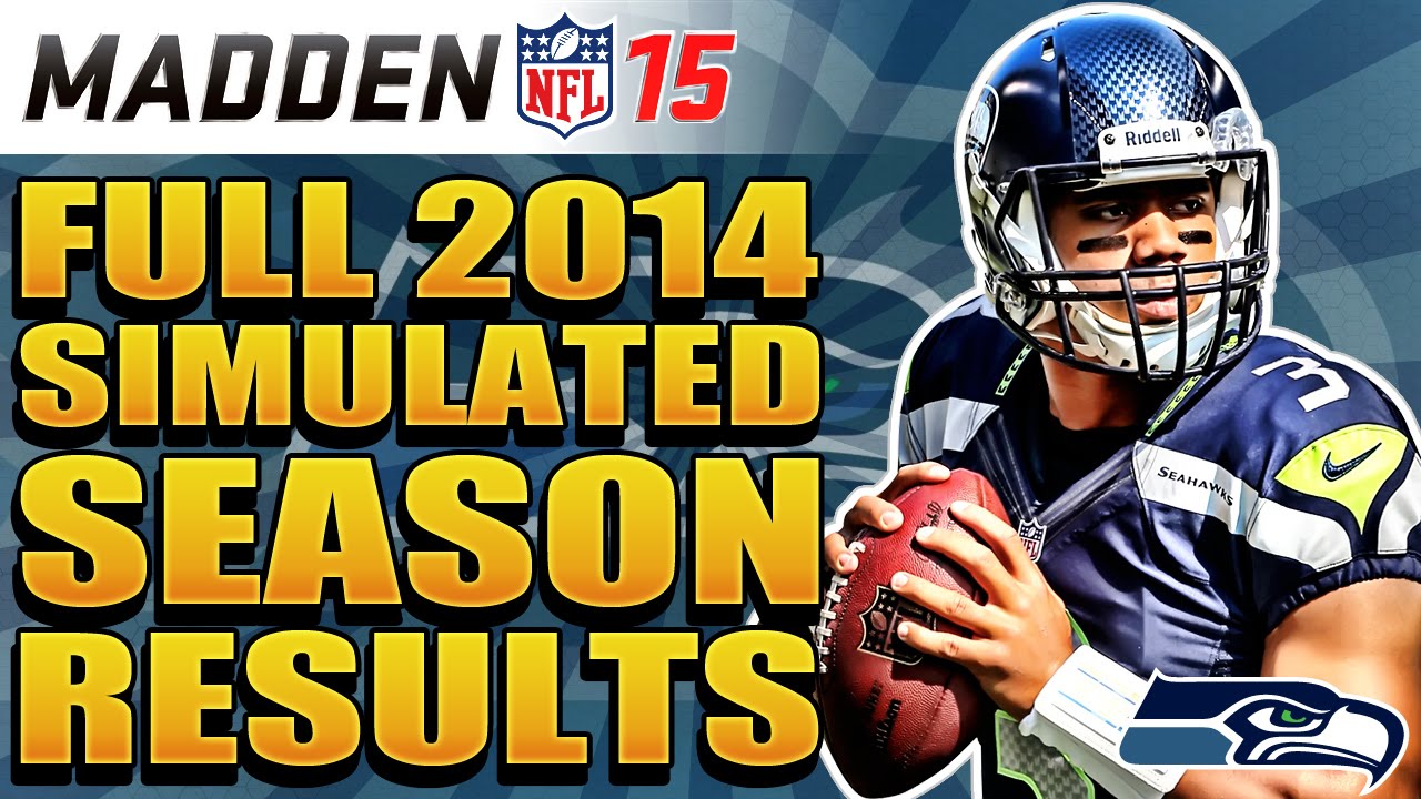 Madden 15 FULL 2014 Season SuperBowl NO PLAYABLE PRO BOWL GAME, All Awards, League Leaders & Stats