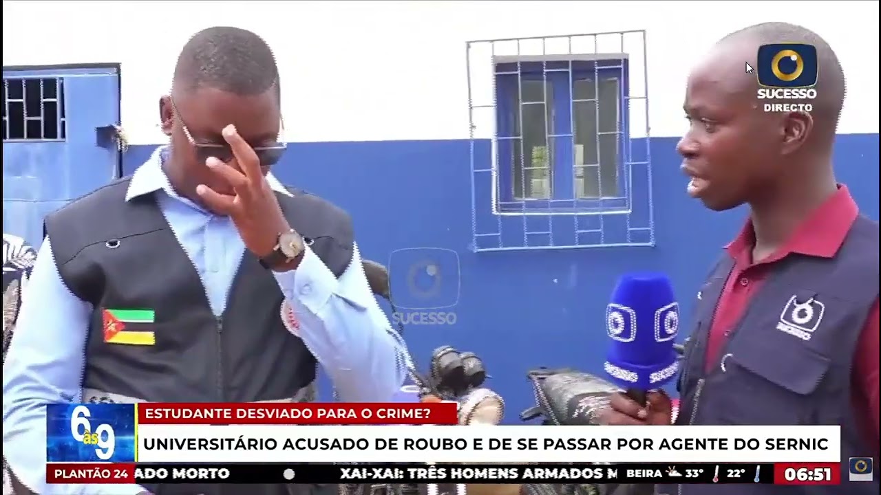ESTUDANTE DE ENGENHARIA DETIDO POR SE FAZER DE SERNIC E POR ROUBO DE 5 MOTAS EM VILANKULO