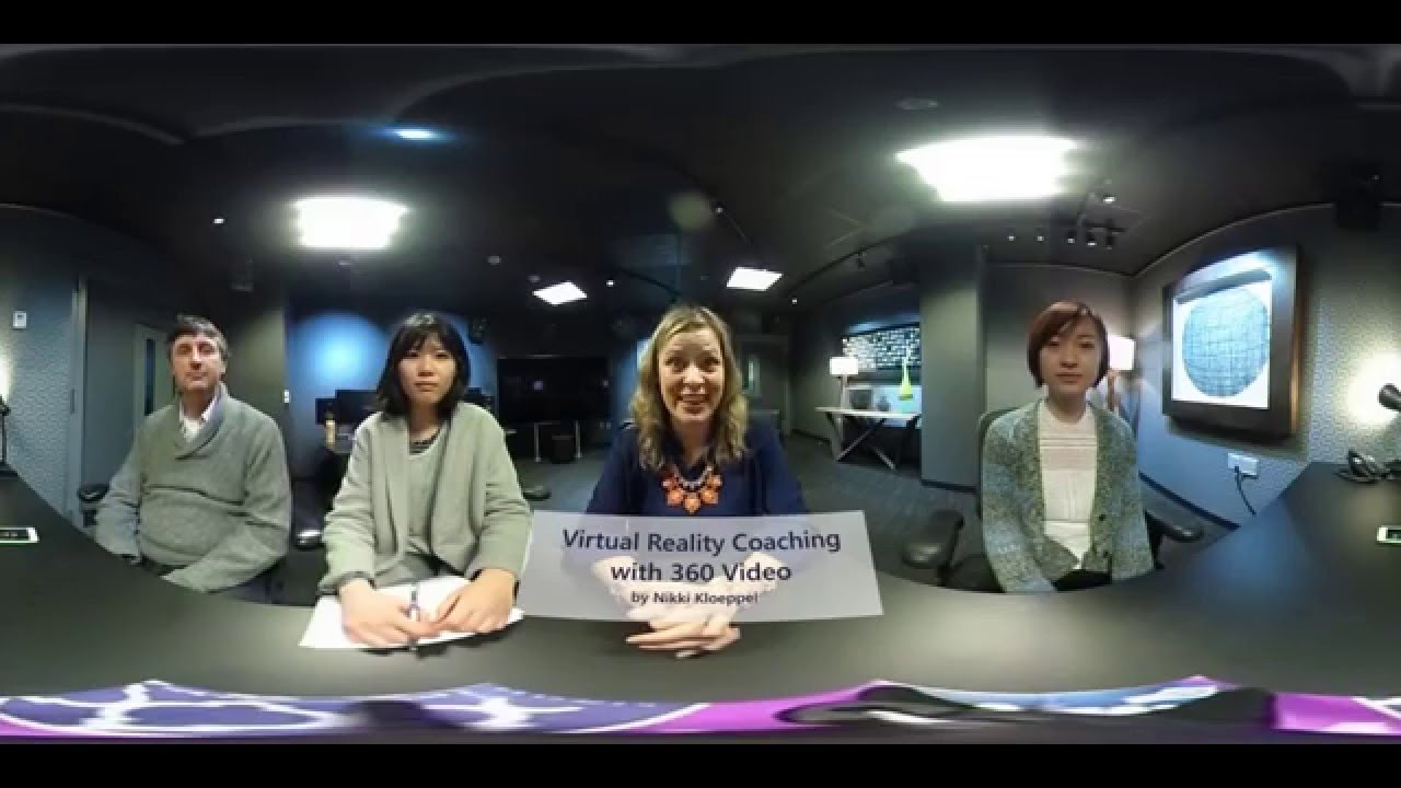 360 VR Coaching: Simulation of a job interview