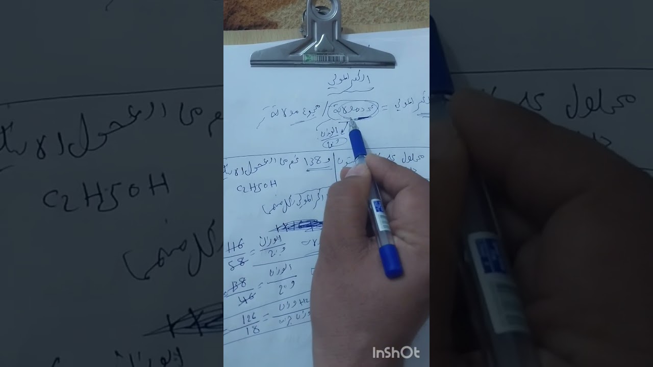 الكسر المولي