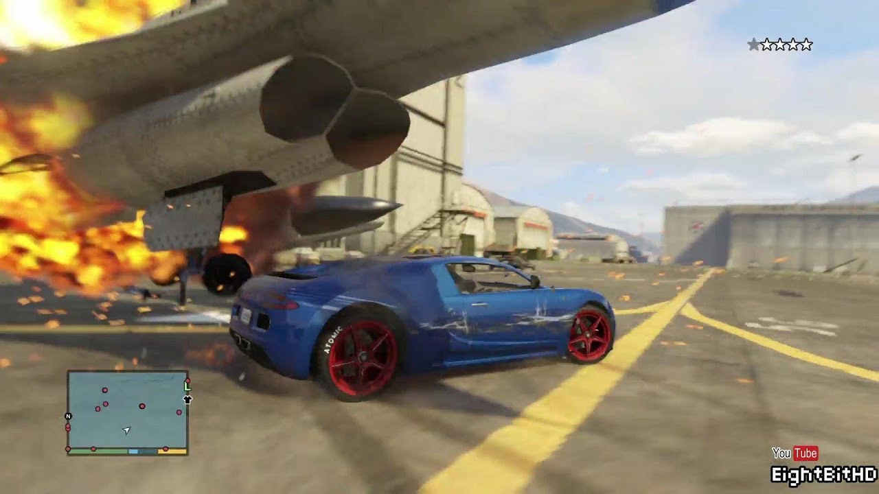 GTA 5 100 Tons Super Car Rampage #2 HD Grand Theft Auto 5