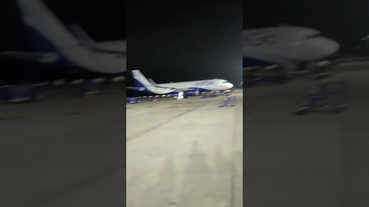 Lucknow Airport Flight ✈️ Video