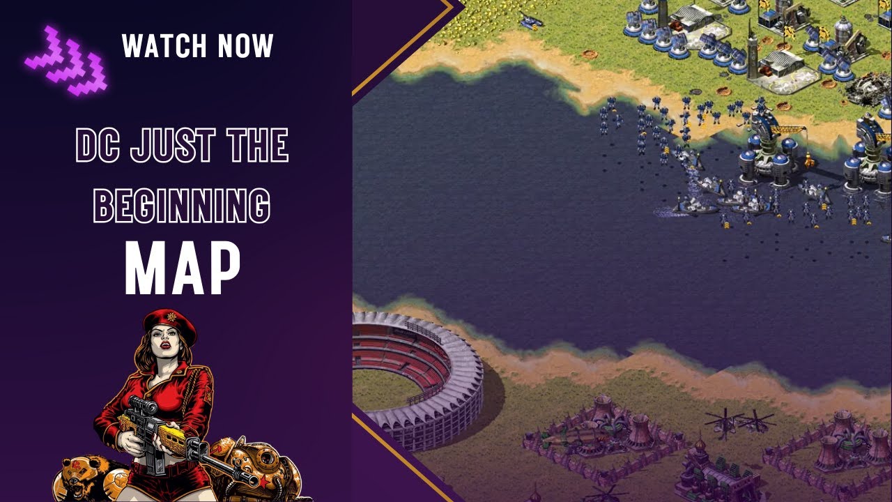 Red Alert 2 Gameplay | DC just the beginning 1 - 3 Extra Hard
