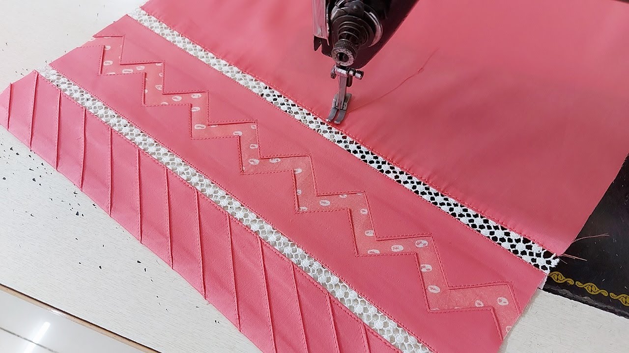 Cutwork और Pintucks के साथ बनाएं Palazzo Pant का बिलकुल नया डिज़ाइन | Palazzo Design with Cutwork