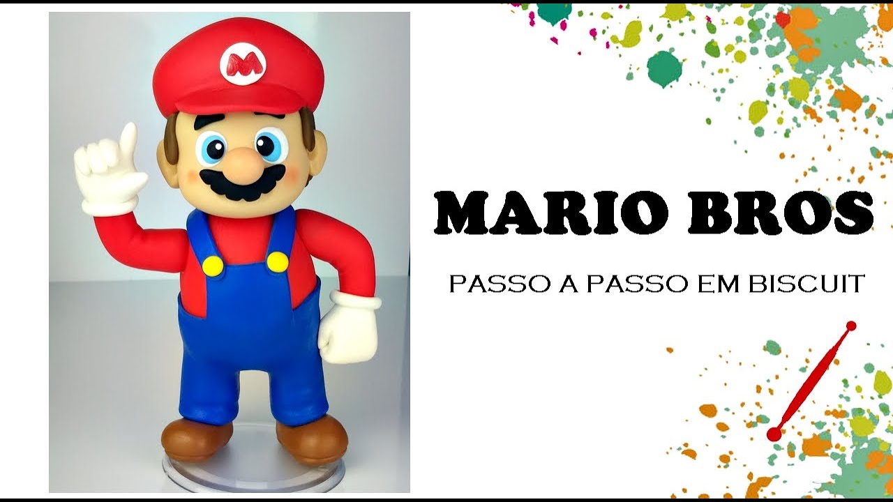 MARIOS BROS- PASSO A PASSO COMPLETO EM BISCUIT