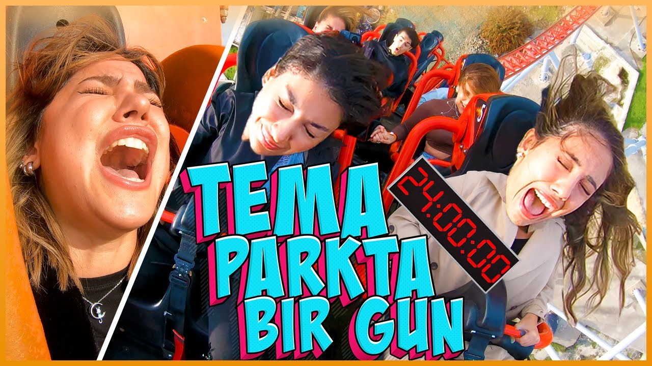 TEMA PARKTA BİR GÜN GEÇİRDİK ! *YAĞMUR BAYILDI - AĞLADIM !
