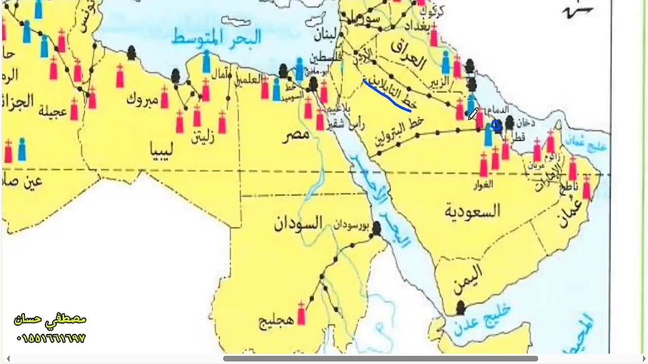 اقوي حل لدرس الموارد المعدنيه ومصادر الطاقه تانيه ثانوي ترم اول