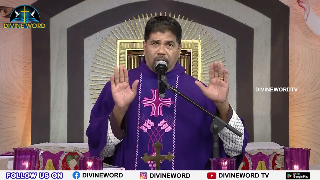Sunday Mass | 08-03-2026 | Fr Richard Quadros | Divine Retreat Centre, Potta