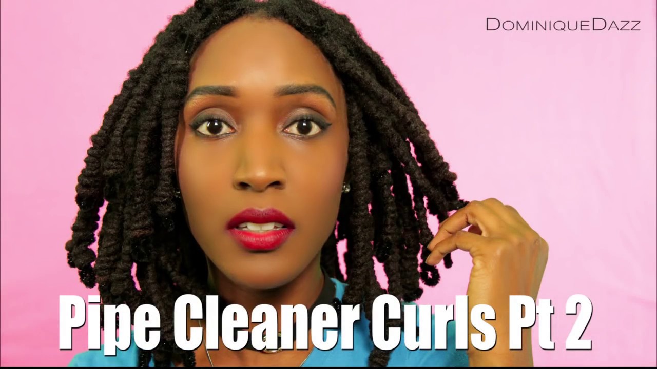 How To Do Pipe Cleaner Curls on Dreadlocks part 2 - 9 years loc'd!